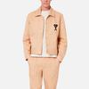 Puma x AMI Paris Heart Logo Solid Jacket For Autumn Men Outerwear Khaki 534065-97