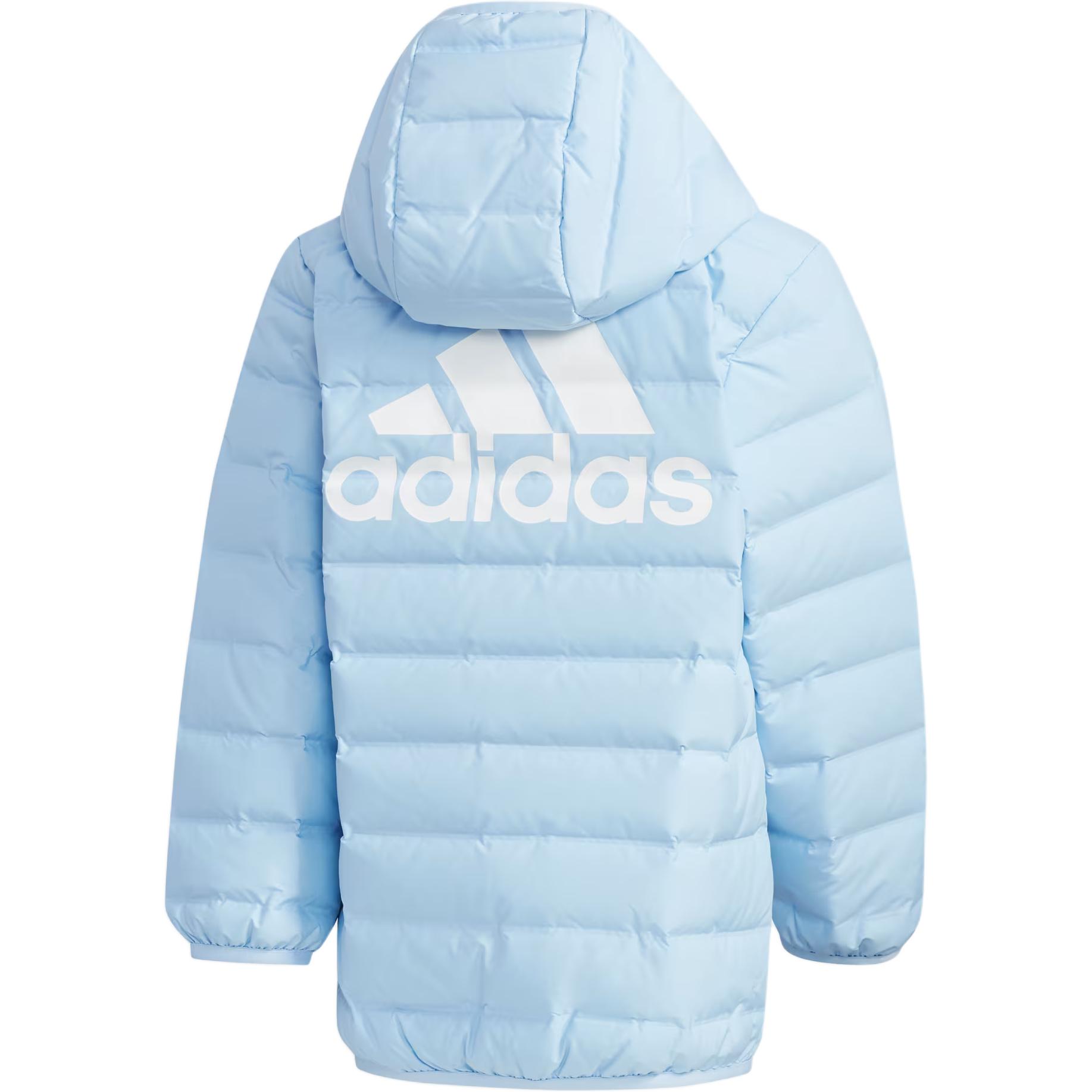 Adidas Down Jacket Bright Blue/White Teenagers