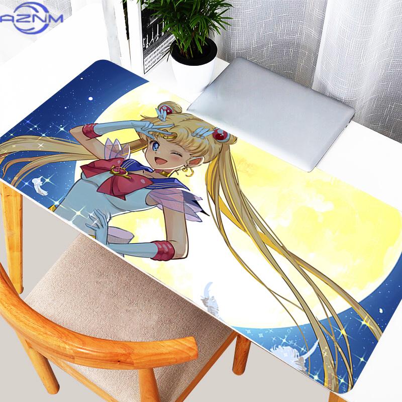 Kawaii Mouse Pads ESports Gaming Accessories Alfombrilla Computer Desk Mat SSailor Moons Keyboard Pad AntiSlip Game Mousepad