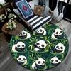Pandas Round Area Rug,Carpet Rug for Living Room Bedroom Sofa Playroom Decor,Non-slip Floor Mat