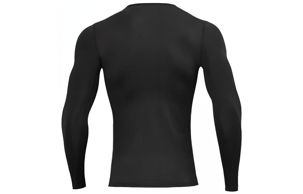 Li Ning Logo Print Fleece Lined Thermal Slim Fit Workout Clothing Men's Black YUDT069-1