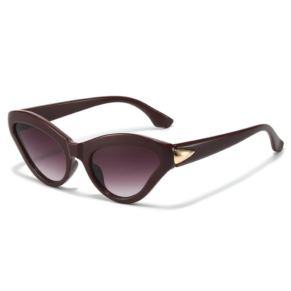 Fashion cat eye frame adult sunglasses travel sunscreen UV protection beach sunshade goggles sunglasses
