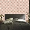 Checkerboard Wallpaper Cream and Beige for Living Room and Bedroom 50x1000