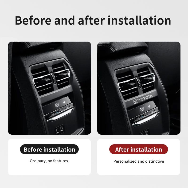 2026 Nuovo Per Toyota Adesivi Logo Auto 3D Lettere Metalliche Adesivi Auto Accessori Interni Per Toyota Corolla Yaris Aygo GT86 Prius