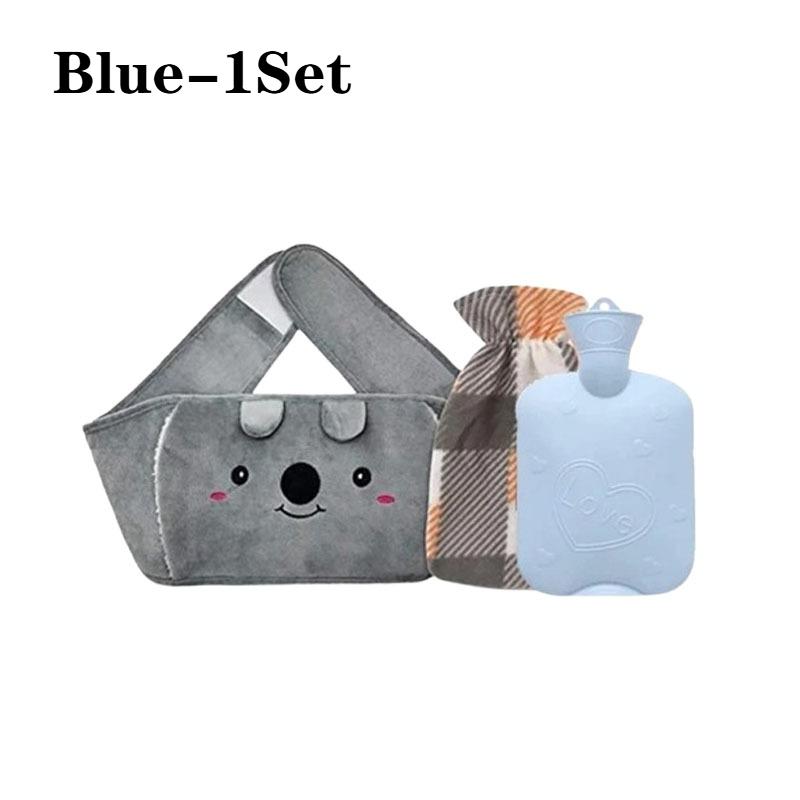 

1-3Sets Hot Water Bag Waist Belt Winter Warm Waist Support Heating Pad Abdominal Warmer Reusable Three Piece Set Home Care
