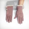 Gants de Cyclisme en Coton Anti-UV pour Femmes - Protection Solaire, Antidérapants, Style Fin, Longueur Courte, Design Imprimé pour le Printemps et l'Été