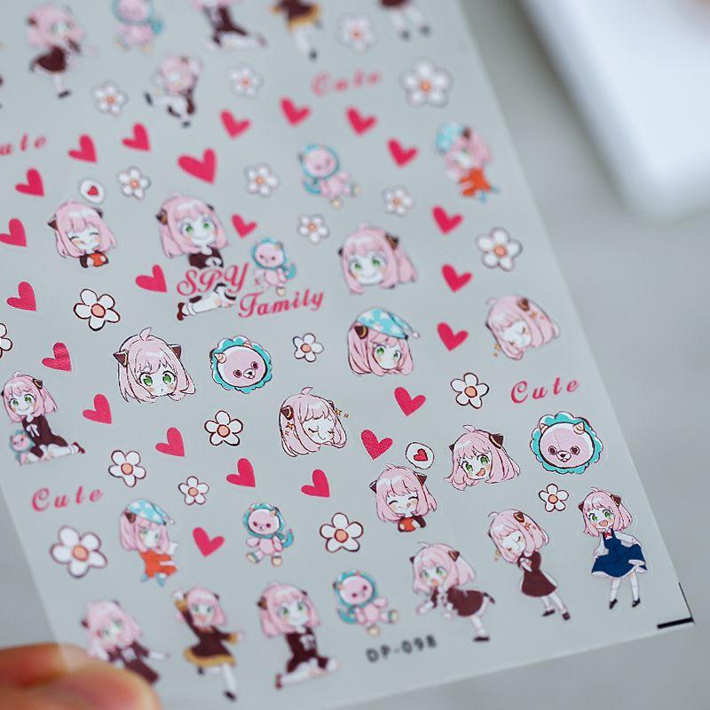 

Journal Decoration Cartoon Cartoon Characters Nail Art Sticker DP098