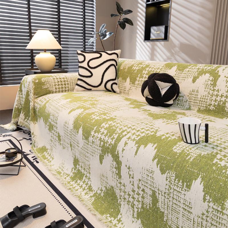 

Чениловый высококачественный чехол для дивана, полотенце, всесезонный нескользящий чехол для дивана, целое универсальное покрывало 90*90cm