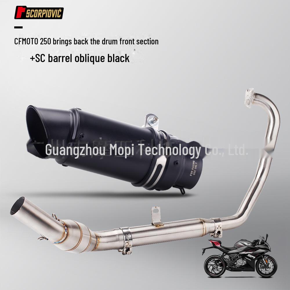 CFMOTO 250SR NK250 Exhaust Pipe Modification Kit - Non-Destructive Installation