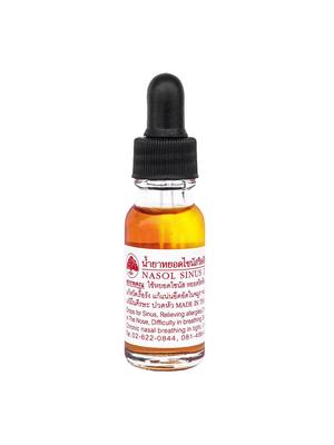 Gocce nasali per sinusite e rinite a base di olio di cocco ed erbe thailandesi, 30ml