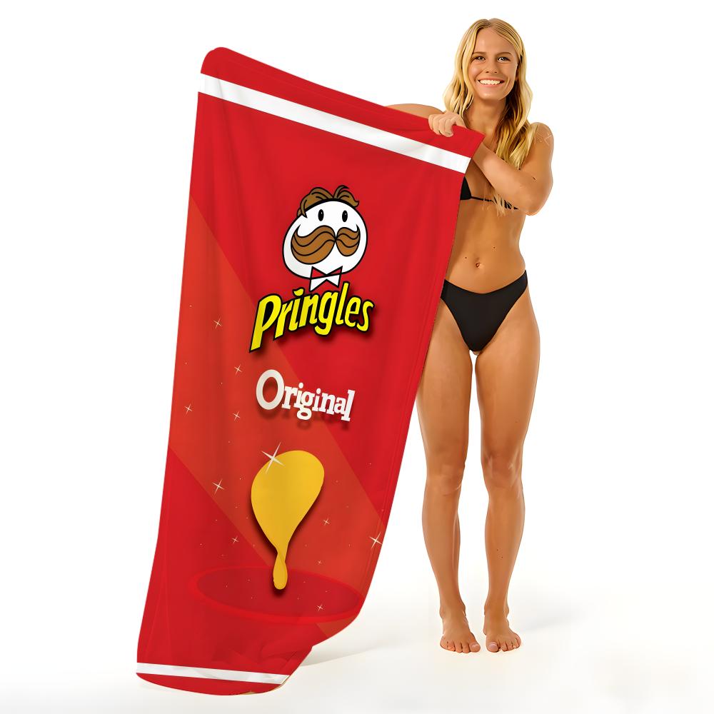 Essen P-Pringles Handtuch Stranddecke Handtuch Für Reise Fitnessstudio Dusche Luxus Leichtgewicht Camping Pool heiß