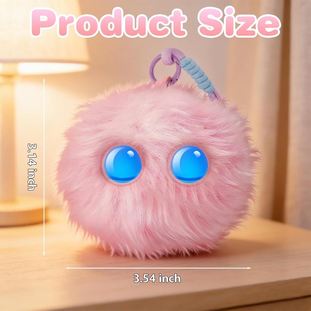 AI Smart Plush Stuffed Animal Cute Interactive Electronic Toys Emotional Expressive Eyes Bedtime Story Multilingual Learning