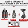 1/2 20UNF Drill Chuck 1/2 Chuck Adapter 2-16mm Capacity Keyless Chuck 2-16mm Clamp Range For Wrench Conversion