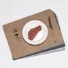 Nordic Style Explosive PU Leather Cloth Pattern Placemat Waterproof, Oil-proof and High Temperature Resistant, Easy To Clean, a Must for Hotels