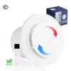 KCvents Circle Exhaust Fan Ventilation Fan With Reversible Remote Control For Bathroom Room Kitchen Home ECO Friendly 4/6/8 Inch