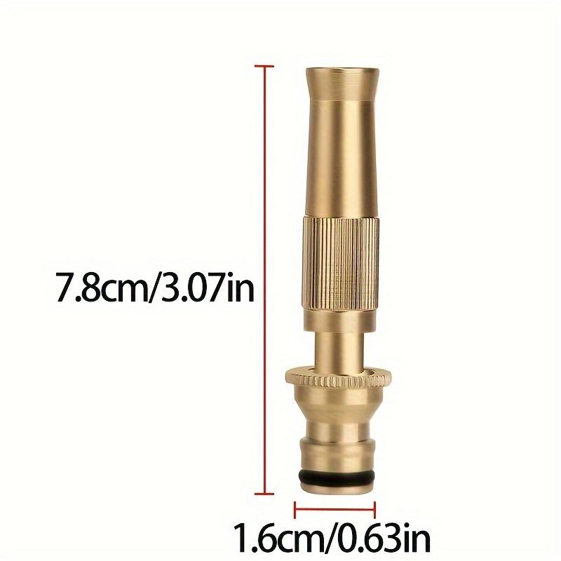 High Pressure Garden Water Gun Adjustable Fan Spray Metal Nozzle for Car Washing & Plant Watering Durable Multi-Purpose Sprayer