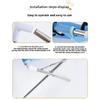 Portable Pet Grooming Bath Hammock Stand Adjustable Dog Cat Washing Restraint Mesh Support Rack Foldable Pet Bathing Drying Groo