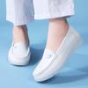 Women's Non-Slip White Nurse Shoes - Breathable, Anti-Odor, Soft Sole for Comfort, Flat Heel, Ideal for Medical Care and All-Day Wear