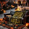 1pc Easy-Care Guns N Roses Emblem Blanket, Perfect for Couch, Bed, Home, Travel and More, Warm and Durable Printed Blanket