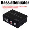 Metal Passive Bass Attenuator for Voice Engineers to Minimize Bass Interferences Without Power Requirement