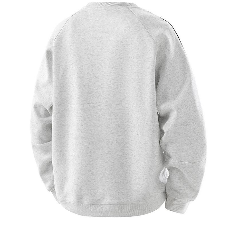 Herren S Lässiger Rundhals Langarm Pullover Sweatshirt Für Teenager Jungen