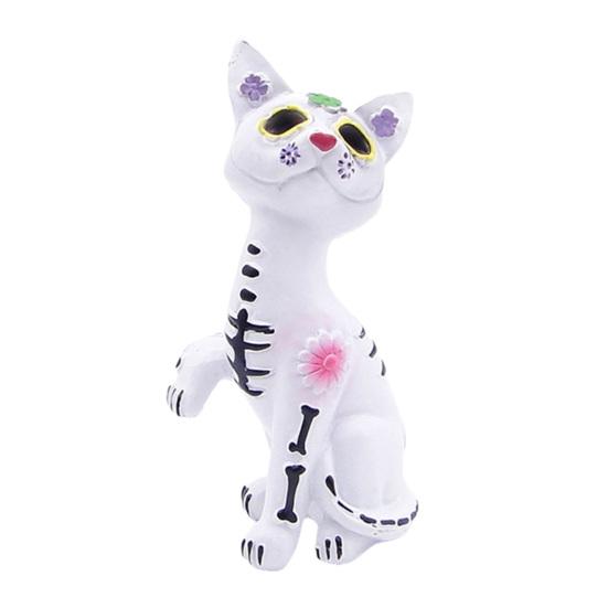 Yousheng Dog Cat Ornament Bright Color Ghost Festive Atmosphere Pet Cat Dog Figure Halloween Carnival Night Decor