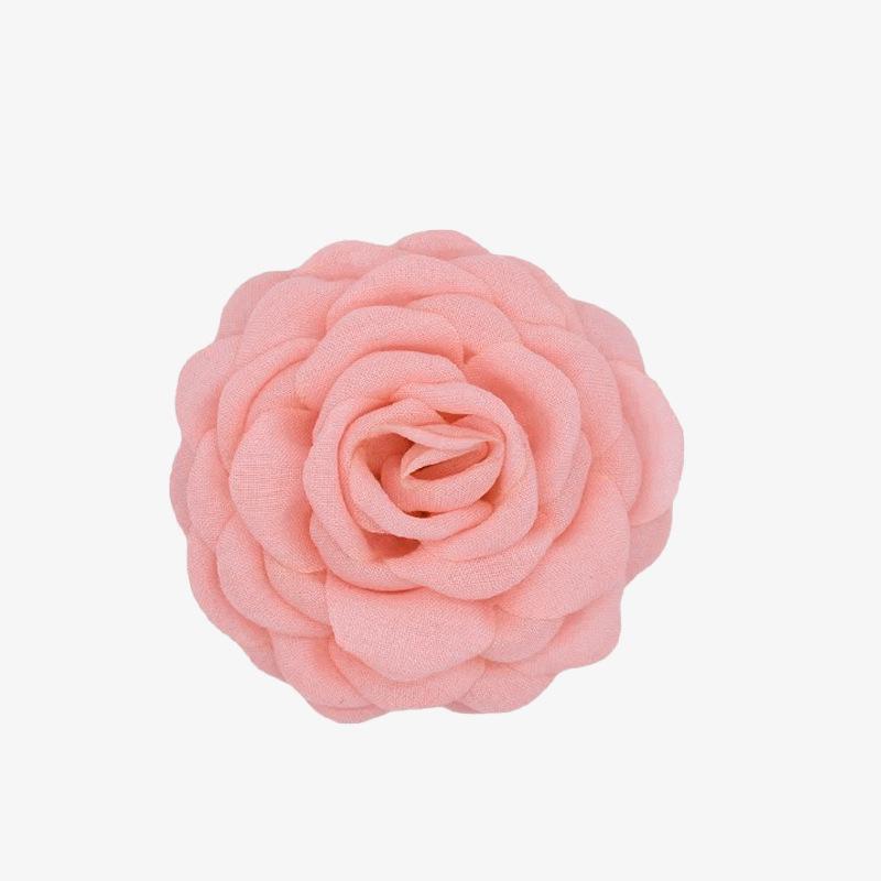 Caro Blumenstoff Rose Haarspange - Europäischer & Amerikanischer Stil Dutt-Accessoire
