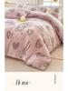Winter Milk Velvet Flannel Duvet & Bed Sheet Set - Thick, Double-Sided, High Gram Weight, 3-Piece