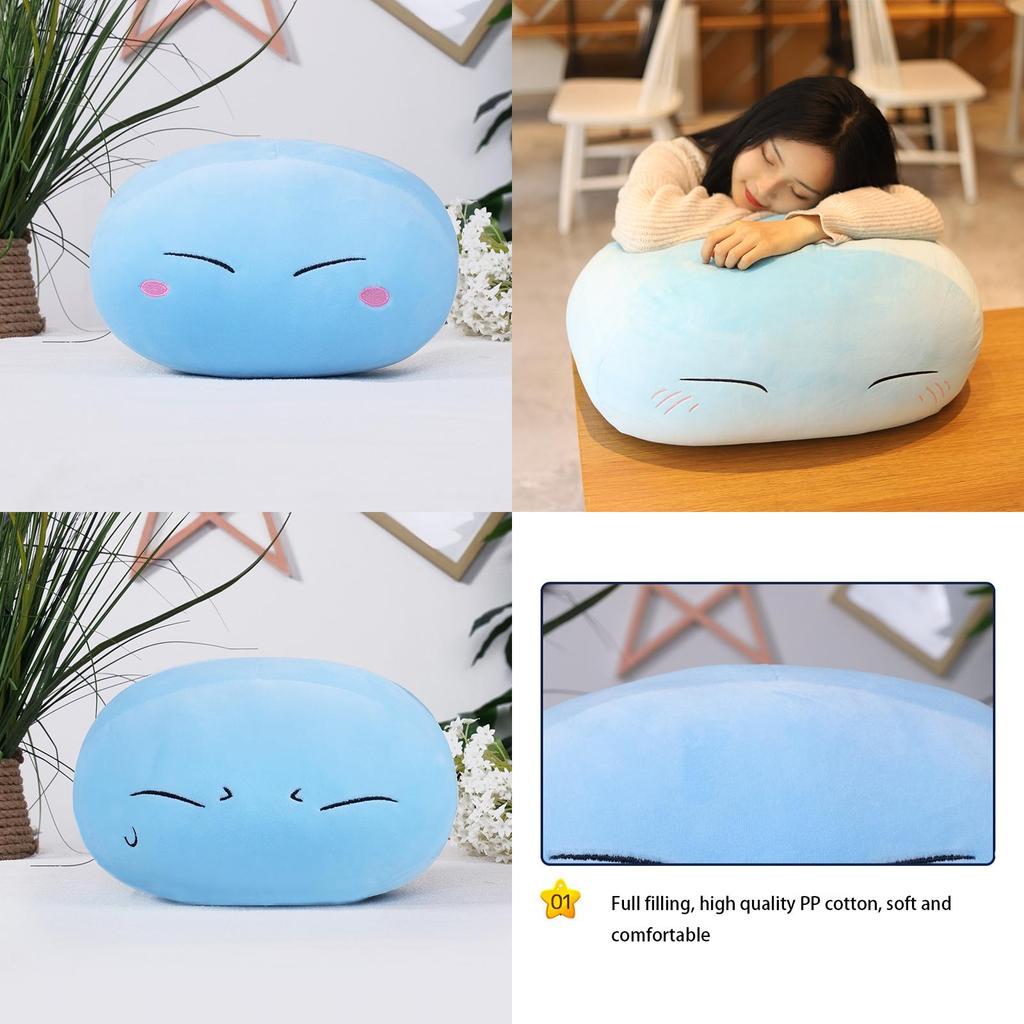 Super Soft That Time I Got Reincarnated As A Slime Cartoon Plush Toy Throw Pillow For Kids