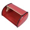 Metal Bread Box for Kitchen Countertop Large Capacity Bread Bin Holder Container with Roll Top