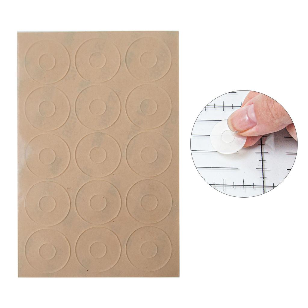 Quilting Templates Ruler Grips Strong Adhesive Non-Slip Grips Non-Slip Pads Enhanced Precision Quilting Rulers for DIY