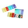 Portable 7-Grid Weekly Pill Organizer for Health Supplements and Tablets
