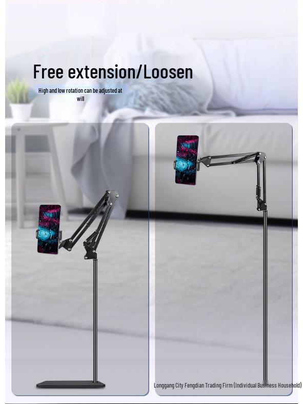 Adjustable Floor & Desktop Universal Tablet Stand