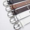 Women Belt Rivet Decor Multi Holes Design Adjustable Length Imitation Leather Belt Faux Leather Punk Style Waistband