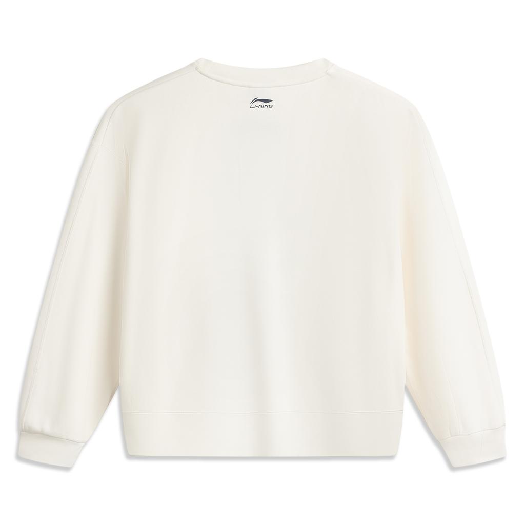 Li Ning X Disney Mickey Series Simple Versatile Comfortable Loose Casual Sports Sweatshirt Women sweatshirt AWDVD44-1