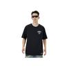 LiNing Reflective Series Letter Print Quick-Dry Pullover T-Shirt Men Tops Black ATST549-3