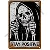 High Definition Metal Tin Sign Funny Warning Signs Retro Humorous Security Plaque Vintage Sarcastic Wall Art Decor for Home Gard