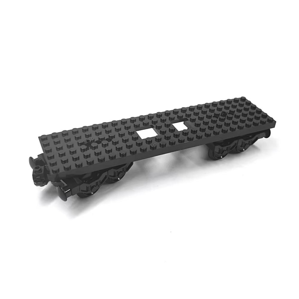 MOC Train Carriage Model, Rail Transport Vehicle, Coal Transport Vehicle, Rail Lift Pole Indicator Light, Train Accessories