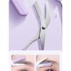 4Pcs/set Stainless Steel Eyebrow Trimmer Scissors With Comb, Beauty Tools, Unisex, Eyebrow Scissors Makeup Tool