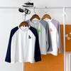 Boys' Quick-Dry Long-Sleeve T-Shirt - Stylish Spring/Autumn Wear for Medium to Large Children