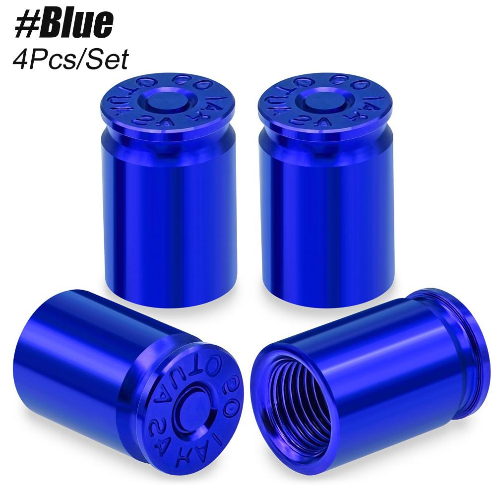 ASQ1 4PCS Tire Valve Stem Caps for Car Tires Universal Stem Covers for Car Leak Proof Stem Cover for SUV Truck Bicycle Motorcycles