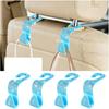 4PCS Bling Car Seat Headrest Hook, Crystal Rhinestone Backseat Hanger Organizer for Purse Handbag Umbrella, Shiny Auto Interior Seat Back Storage