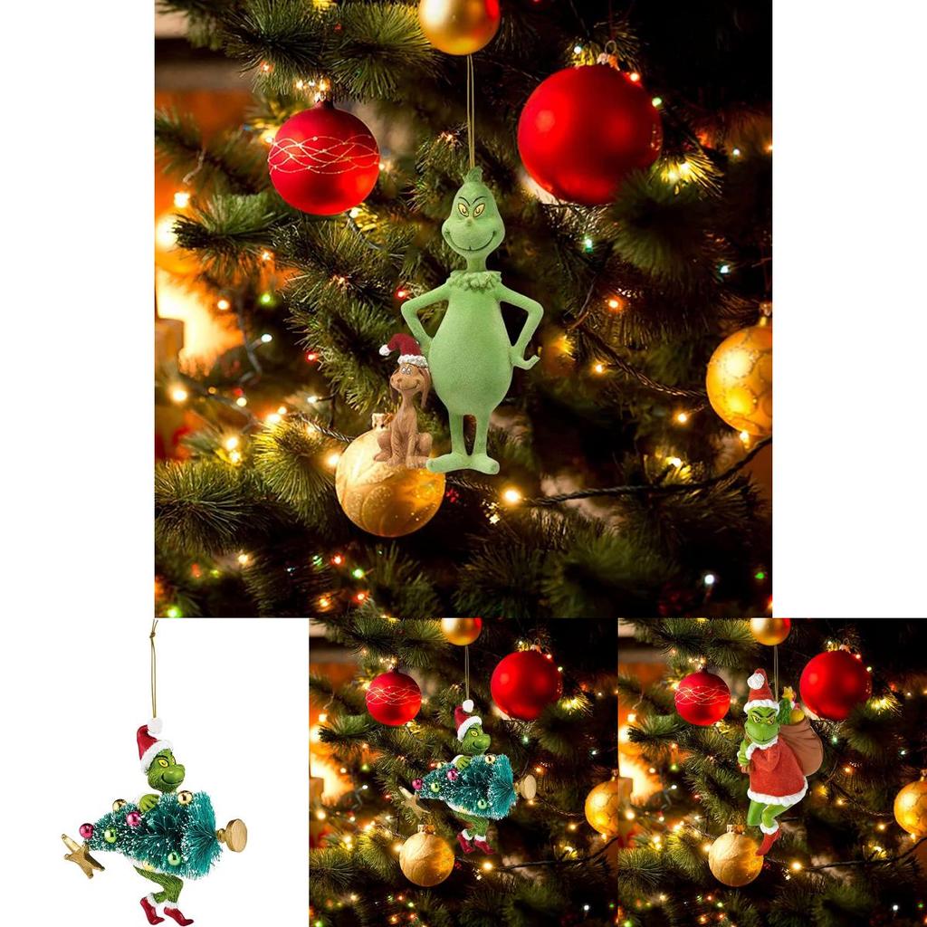 Gorgeous The Grinch Christmas Tree Pendant Ornament For Party Home Decor