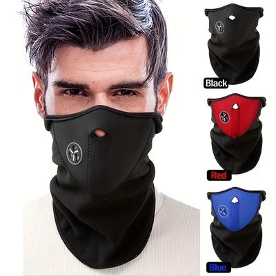 Motorcycle Winter Outdoor Sports Masks New Winter Fleece Thermal Face Mask Balaclava Windproof Keep Warm Riding Face Shield