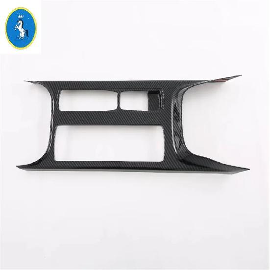 Fit For Ford Focus MK4  - 2025 ABS Carbon Fiber Car Center Console Water Cup Holder Decoration Cover Trim Sticker Accessorie