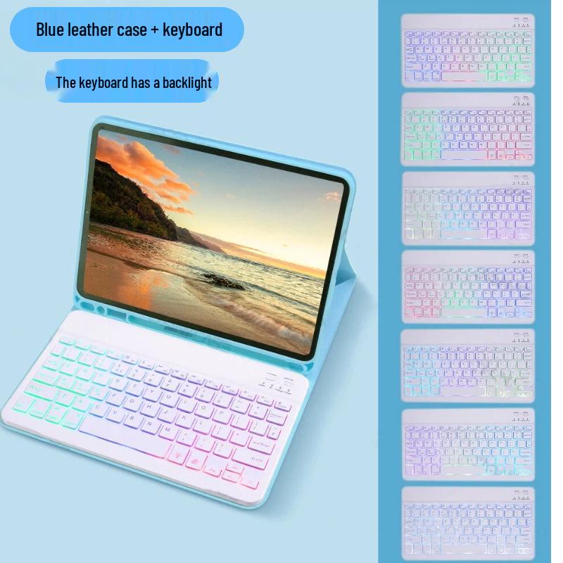 iPad 10th Gen Magnetic Protective Case with Backlit Keyboard & Pen Slot