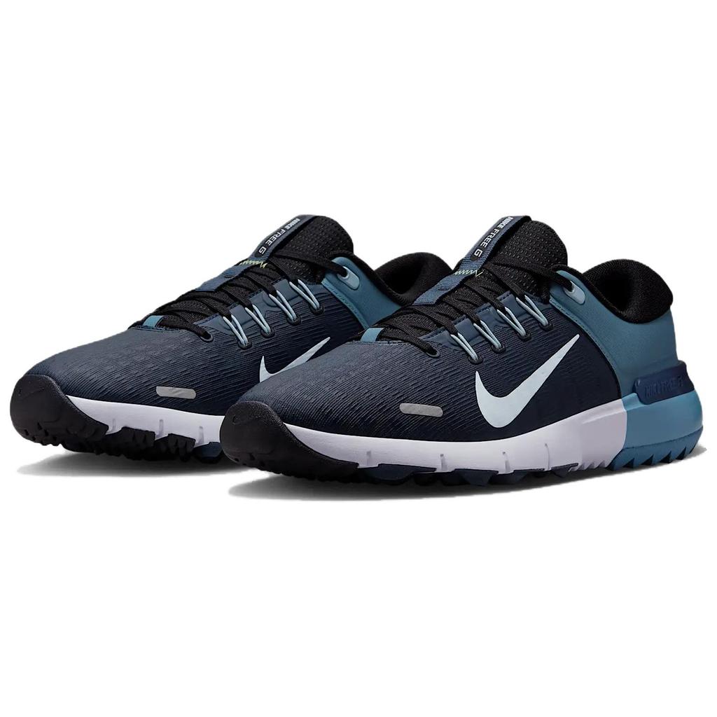Nike Free Golf Next Nature Wide Armory Navy Unisex Sneakers Blue Black Glacier-Blue FQ7875-401