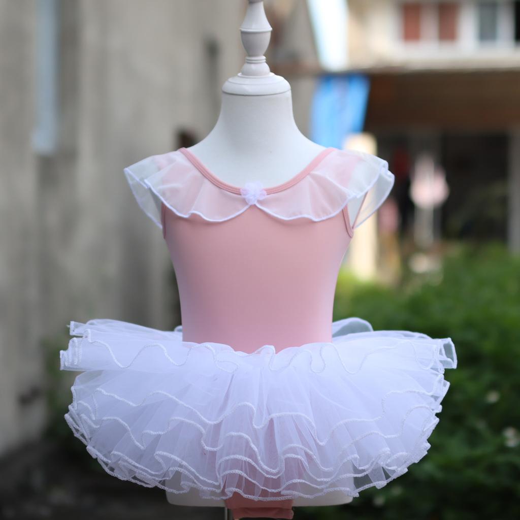 Children's Dance Clothes Girls' Practice Clothes Chinese Dance Tutu Fluffy Gauze Skirt Performance Clothes Princess Dress Body Clothes