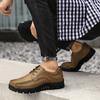 Fashion Genuine Leather Casual Shoes Fashion Non-slip Comfort Outdoor Hiking Shoes Handmade Classic Men Walking Shoes Plus Size 38-48