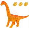 Plastic Will Lay Eggs Dinosaurs Toys Projection Crawling Long-necked Toys  Desktop Ornament